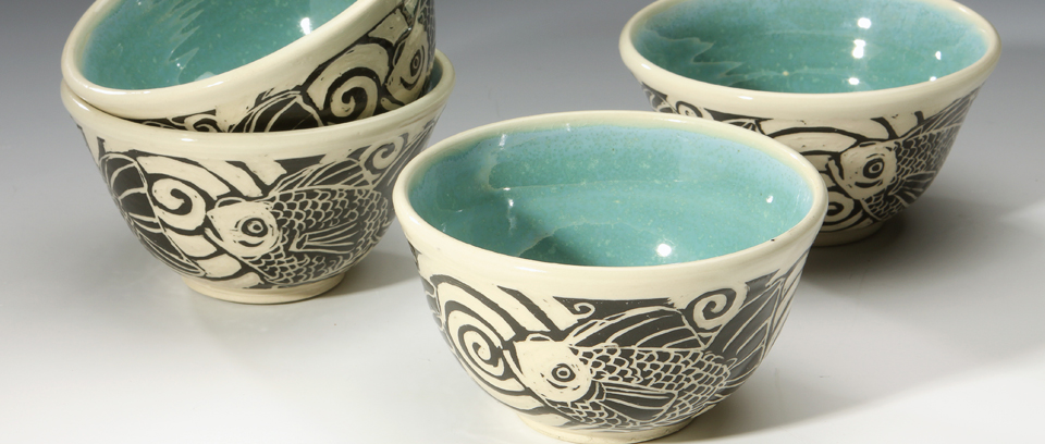 sgraffito bowls